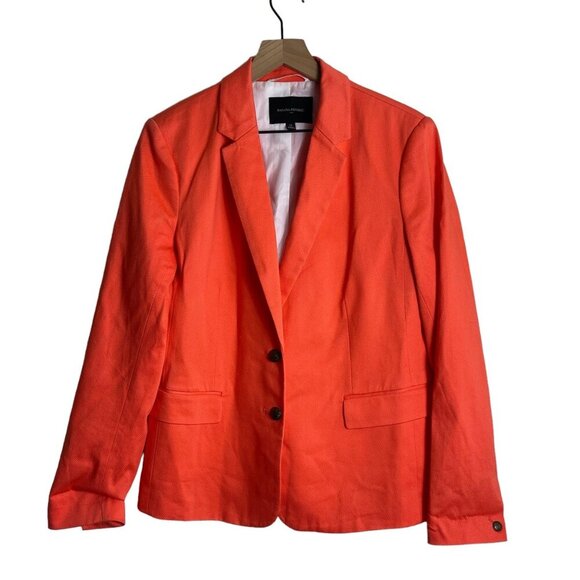 Banana Republic Factory Orange Blazer – Size 14 - Picture 1 of 7